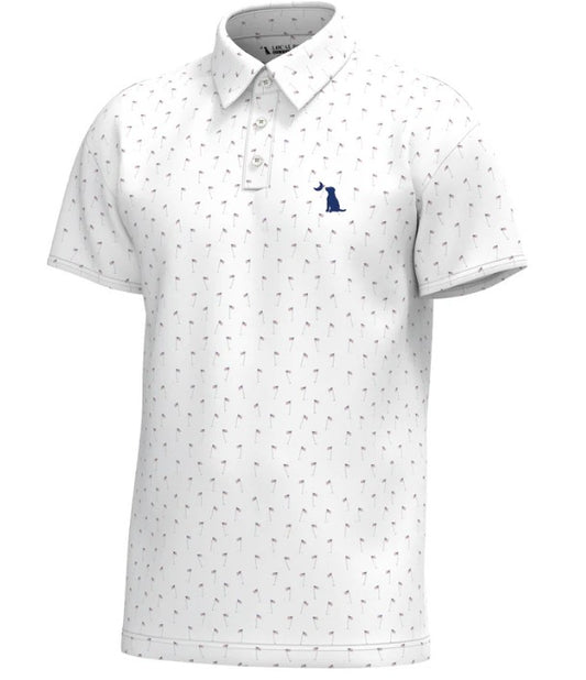 Men's Local Boy Dirty Myrtle USA 19th Polo (Red/White/Blue)