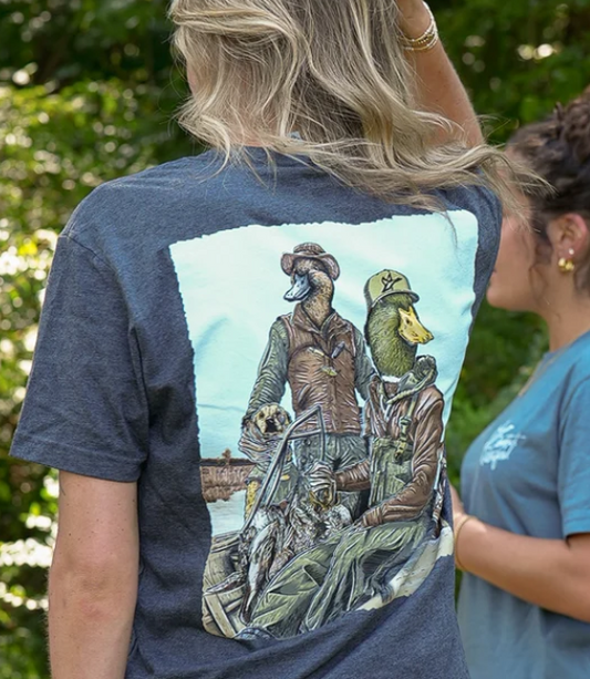 Men's Combat Waterfowl Riley Greenhead S/S (Charcoal Grey)