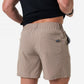 Mens' Burlebo 7" Everyday Short (Cobblestone Khaki-Duck Hunt Pkt)