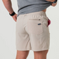 Mens' Burlebo 7" Everyday Short (Light Khaki-American Flag Pkt)