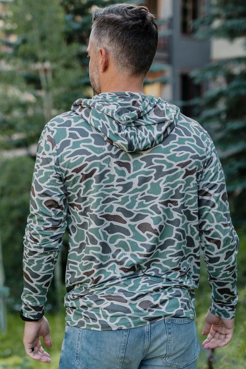 Men's Burlebo Performance Hoodie (Retro Duck Camo)