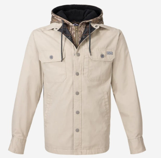 Campfire Canvas Shirt Jac Hoodie