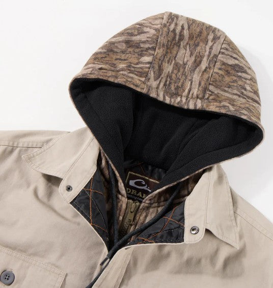 Campfire Canvas Shirt Jac Hoodie