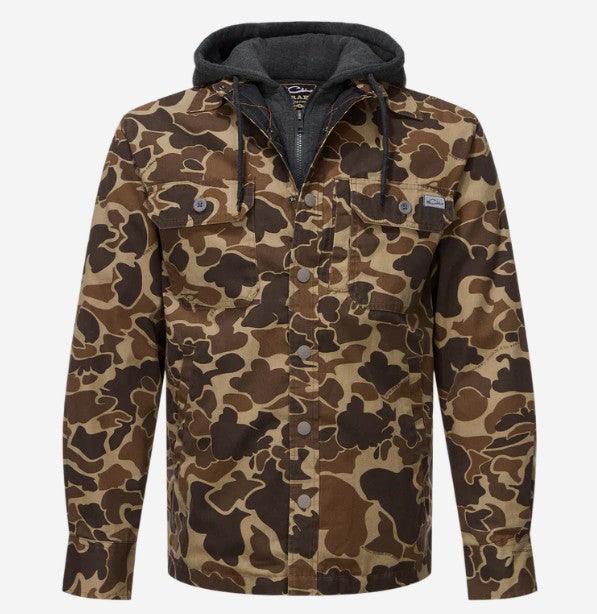 Campfire Canvas Shirt Jac Hoodie