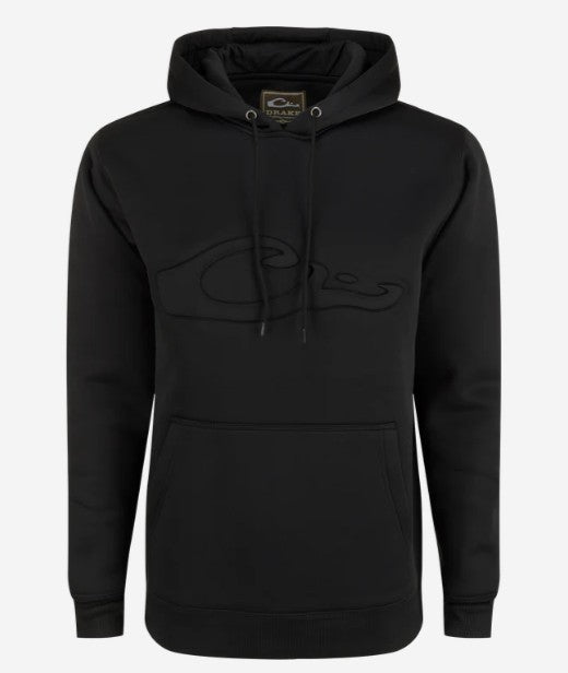 Men's Back Eddy Embossed Logo Hoodie
