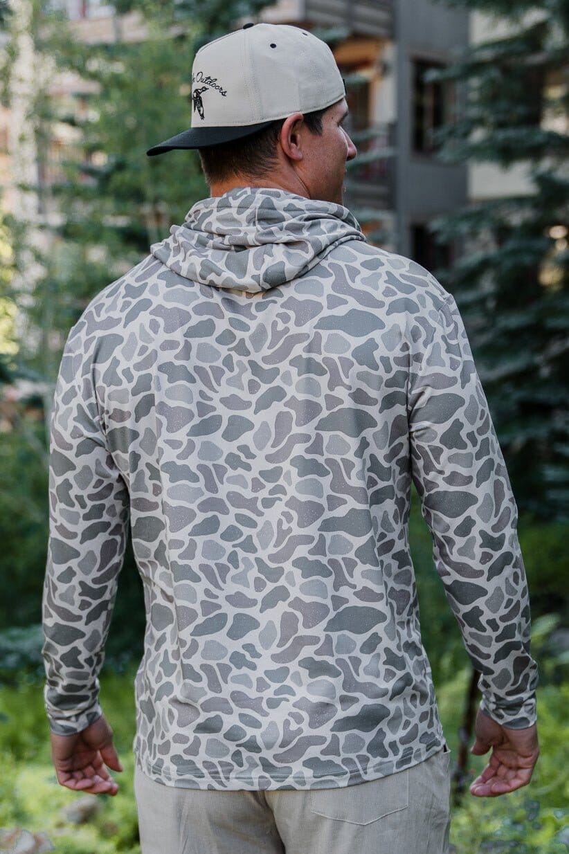 Men's Burlebo Performance Hoodie (Classic Deer Camo)
