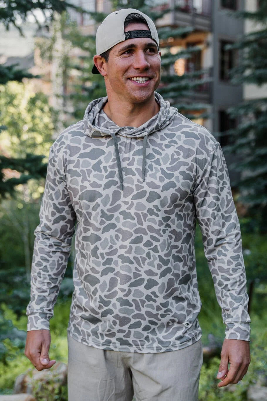 Men's Burlebo Performance Hoodie (Classic Deer Camo)