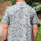 Men's Burlebo Performance Button Up (Retro Duck Camo)