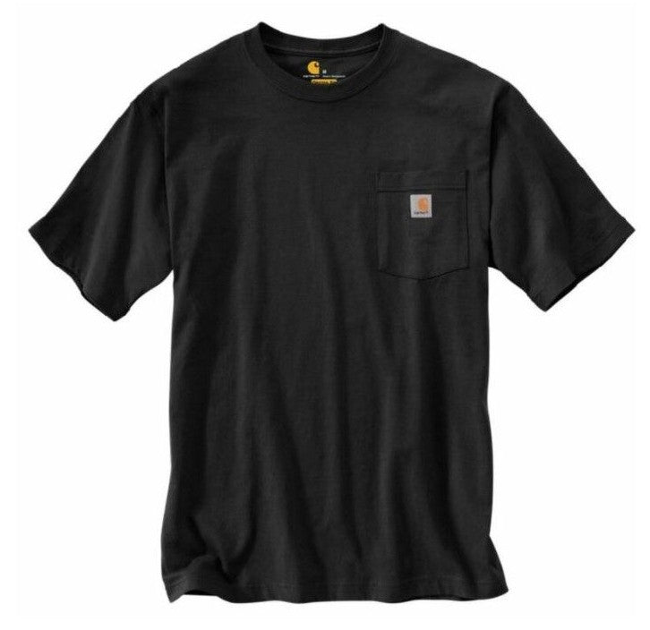 Men's Carhartt K87 Pocket T-Shirt (Black)