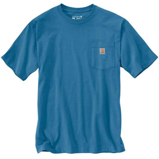Men's Carhartt K87 Pocket T-Shirt (Horizon Blue)