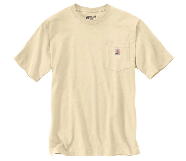 Men's Carhartt K87 Pocket T-Shirt (Oak Milk)
