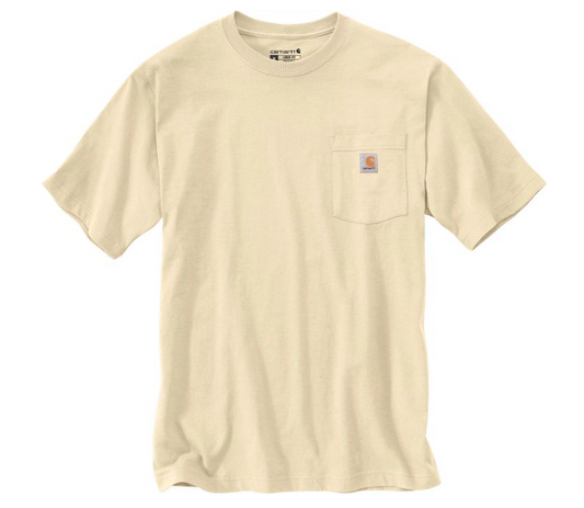Men's Carhartt K87 Pocket T-Shirt (Oak Milk)