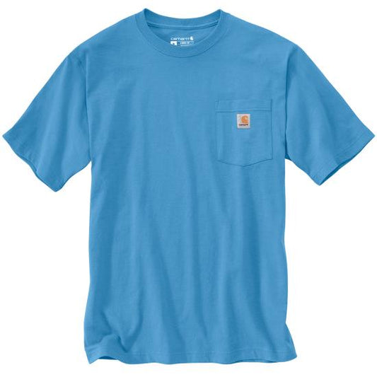 Men's Carhartt K87 Pocket T-Shirt (Tranquil Blue)