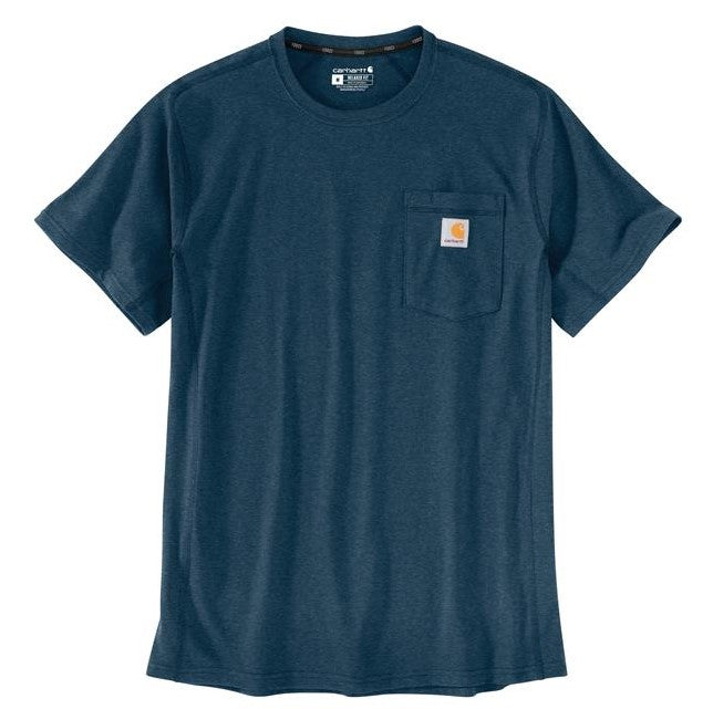 Men's Carhartt Force Relaxed Fit Midweight SS Pocket T-Shirt (Light Huron Heather)