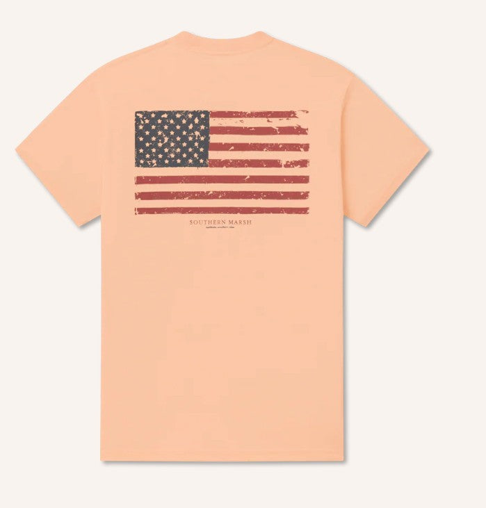 Men's Southern Marsh SEAWASH Vintage Flag S/S Tee