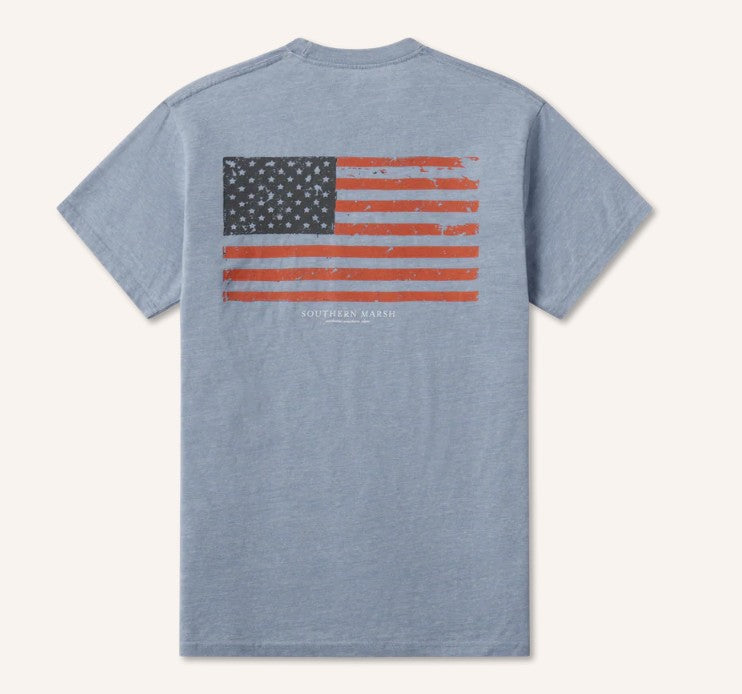 Men's Southern Marsh SEAWASH Vintage Flag S/S Tee