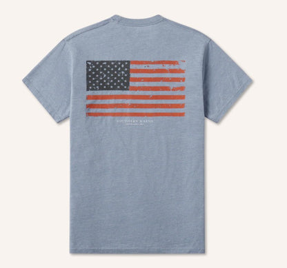Men's Southern Marsh SEAWASH Vintage Flag S/S Tee