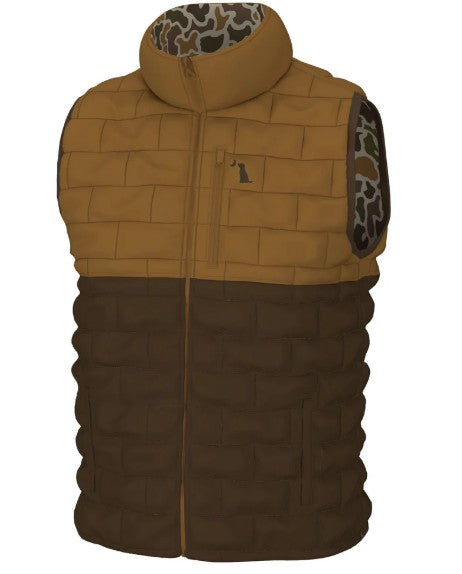 Men's Local Boy Reversible Duck Down Vest (Localflage Vintage)