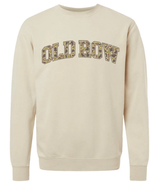 Old Row Camo Crewneck Sweatshirt (Ivory)