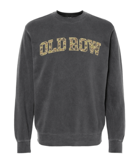 Old Row Camo Crewneck Sweatshirt (Black)