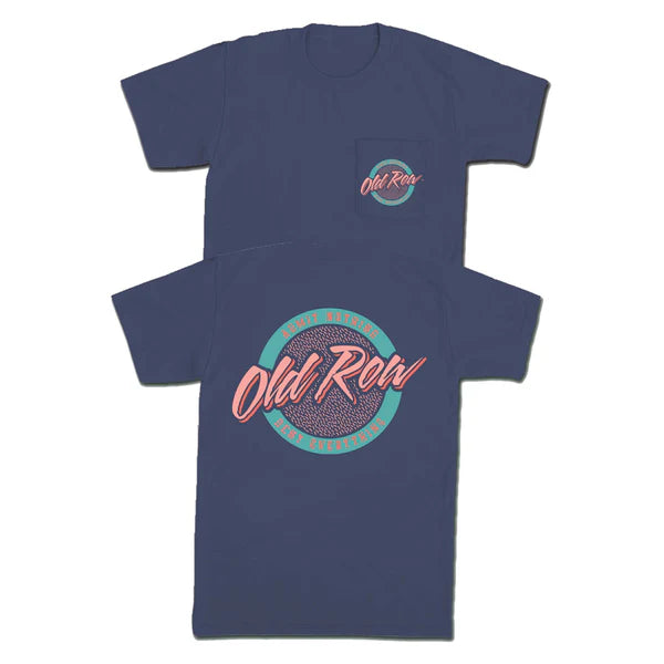 Old Row Circle Logo S/S Pocket Tee (Midnight)