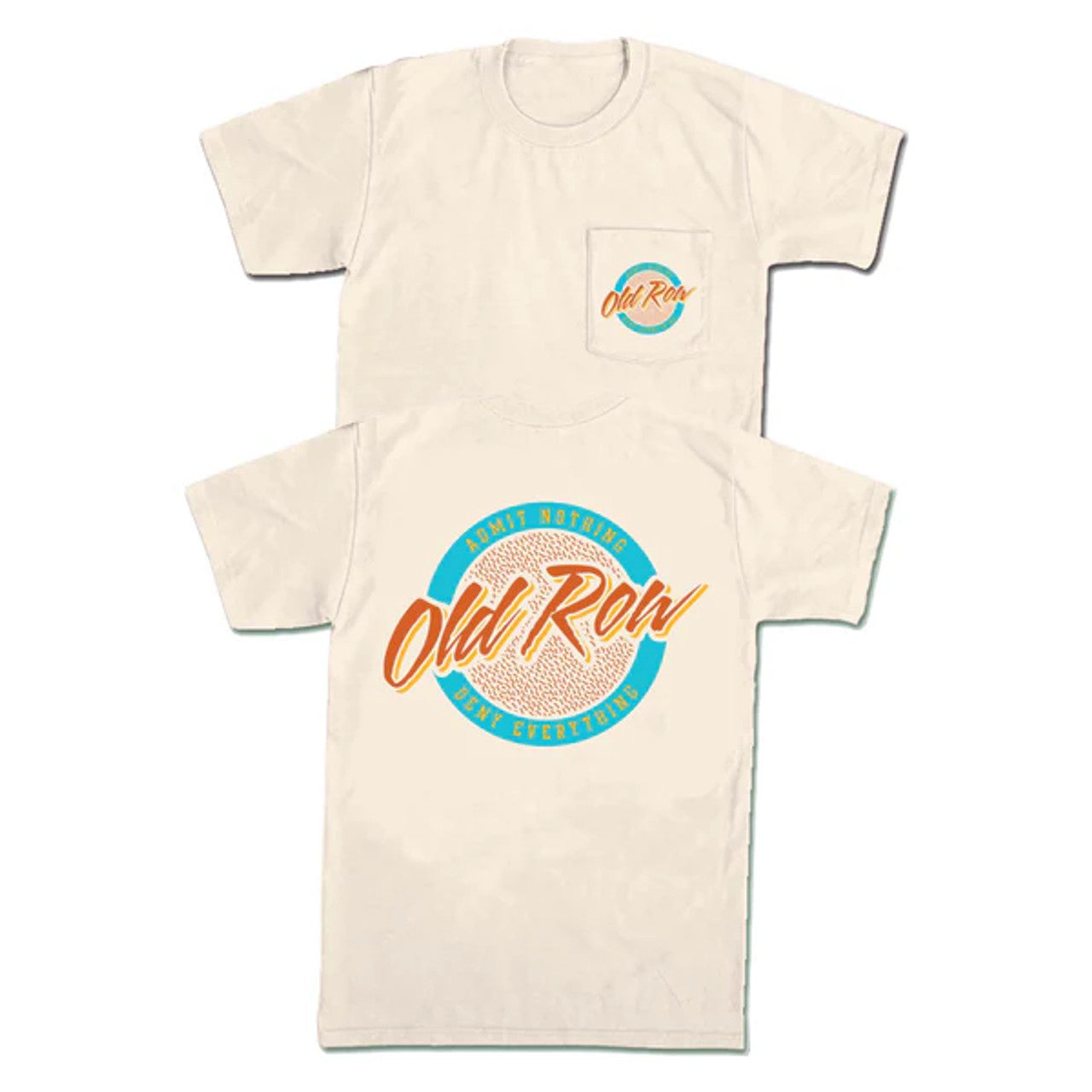 Old Row Circle Logo S/S Pocket Tee (Ivory)