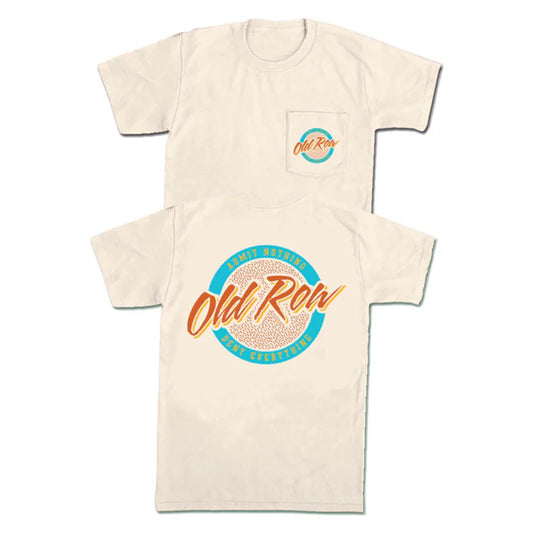 Old Row Circle Logo S/S Pocket Tee (Ivory)