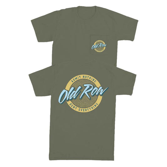 Old Row Circle Logo S/S Pocket Tee (Sage)