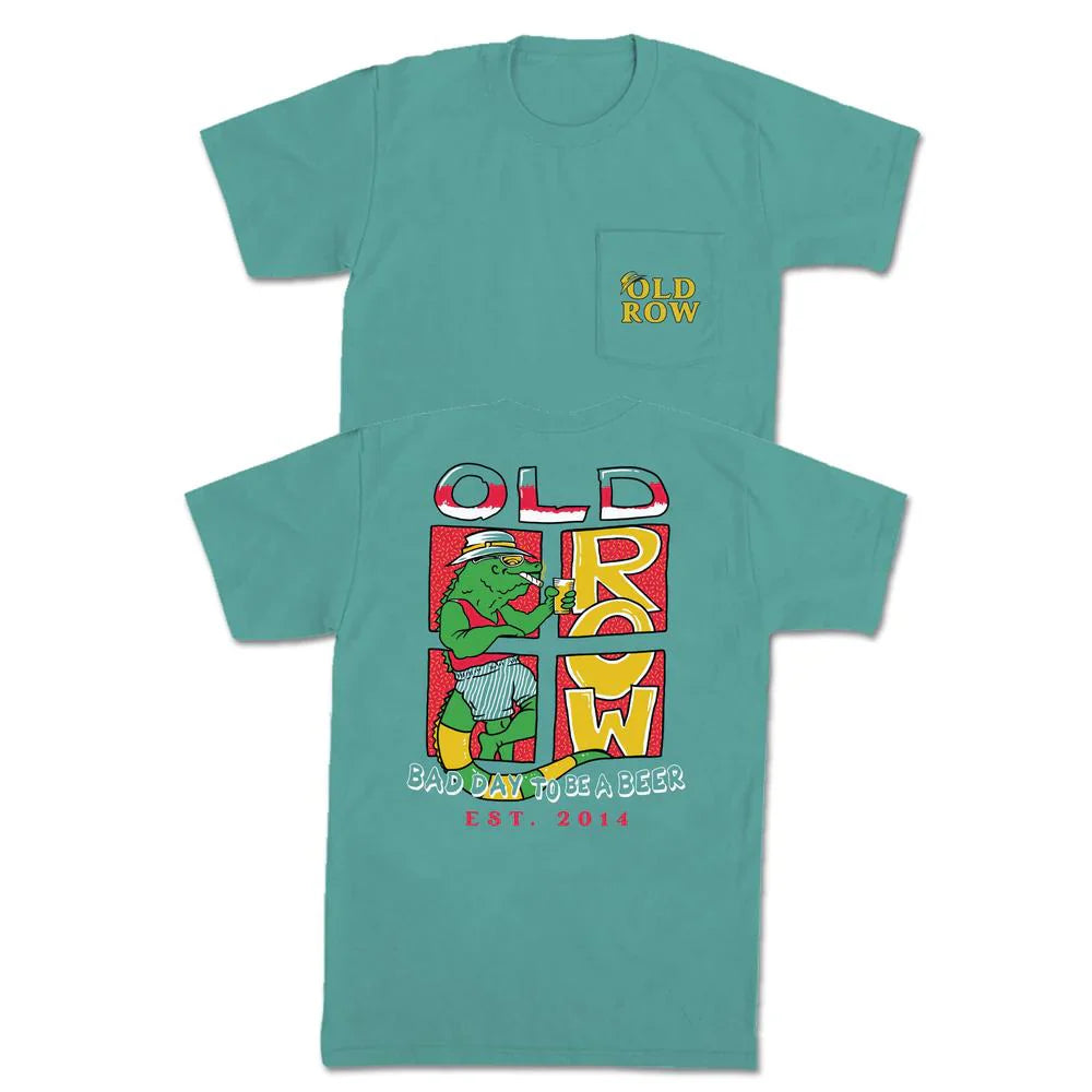 Old Row BDTBAB Iguana S/S Pocket Tee (Sapphire)