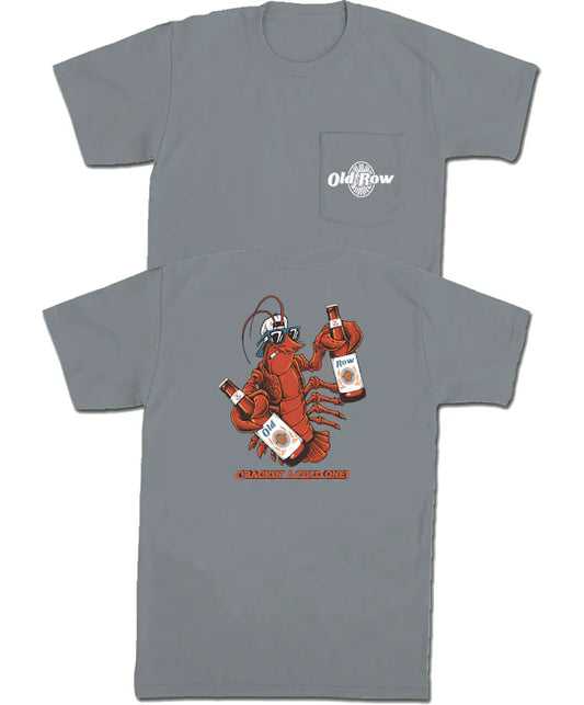 Old Row Party Lobster S/S Pocket Tee (Granite)
