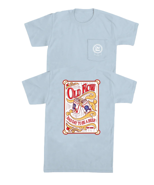 Old Row BDTBAB Retro Mirror S/S Pocket Tee (Chambray)
