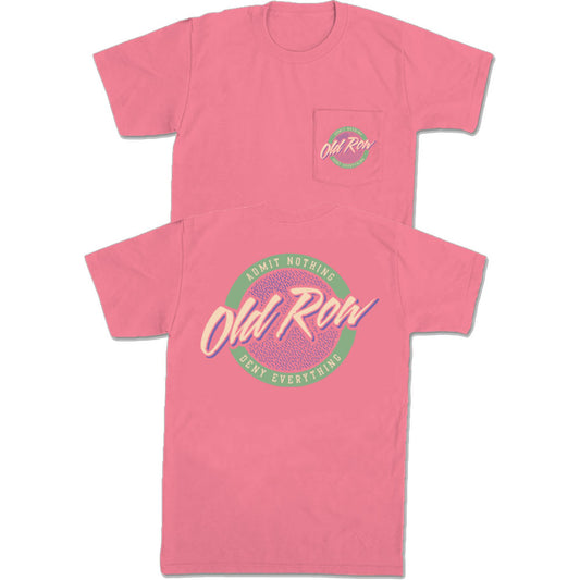 Old Row Circle Logo S/S Pocket Tee (Watermelon)