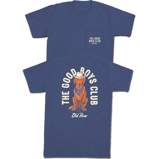 Old Row GBC Cowboy Retriever S/S Pocket Tee (Midnight)