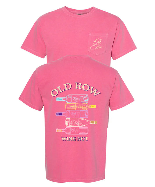 Old Row Wine Not S/S Pocket Tee (Crunchberry)