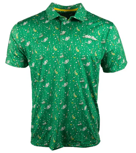 Old Row Golf Cart Polo (Green)