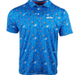 Old Row Golf Cart Polo (Blue)