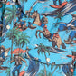 Men's Rock & Roll Denim TEK Western Tropical Cowboy SS Shirt (Turquoise)