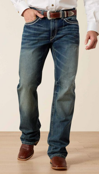 Men's Ariat M4 Relaxed Coltrane Boot Cut Jean (Durango)