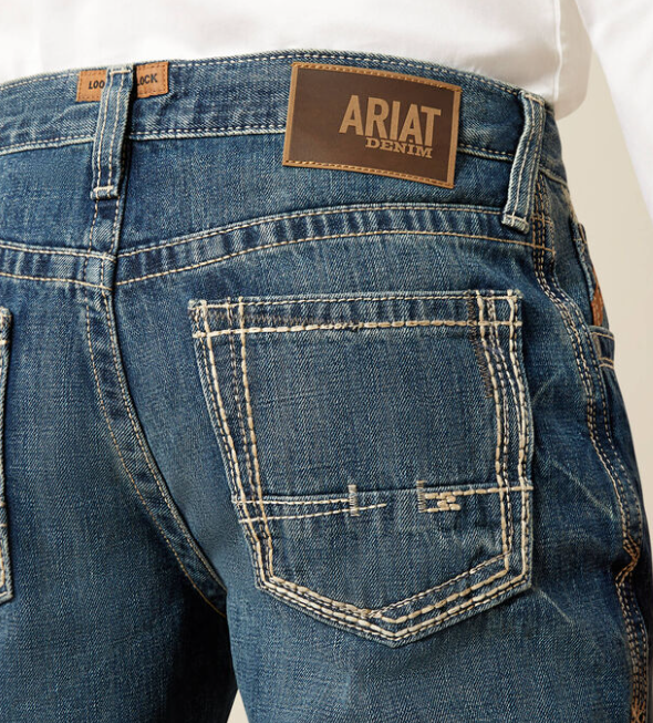 Men's Ariat M4 Relaxed Boundary Boot Cut Jeans (Gulch)