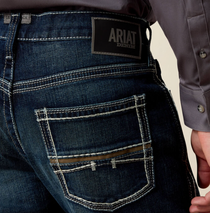Men's Ariat M5 Slim Stretch Coltrane Stackable Straight Leg Jean (Nightingale)