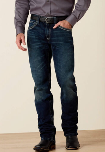 Men's Ariat M5 Slim Stretch Coltrane Stackable Straight Leg Jean (Nightingale)