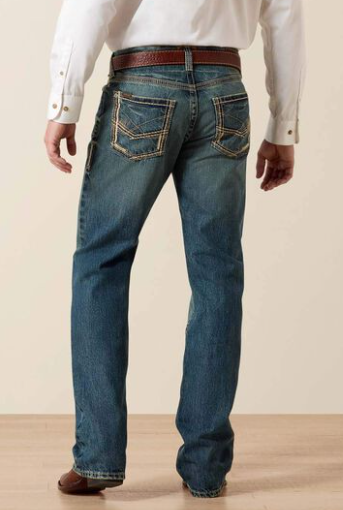 Men's Ariat M5 Slim Ridgeline Stackable Straight Leg Jean (Gambler)