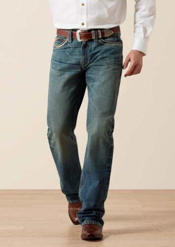 Men's Ariat M5 Slim Ridgeline Stackable Straight Leg Jean (Gambler)