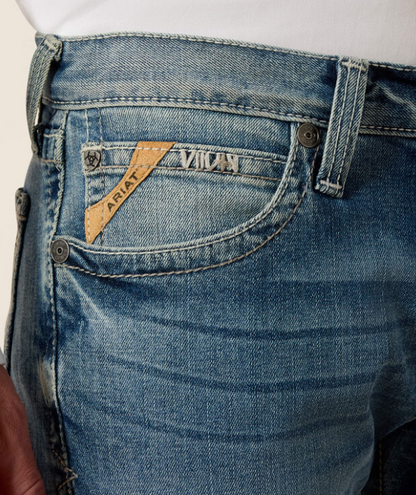 Men's Ariat M7 Rocker Stretch Stirling Stackable Straight Leg Jean (Shasta)