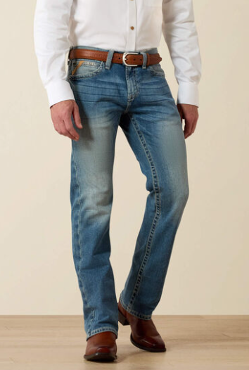 Men's Ariat M7 Rocker Stretch Stirling Stackable Straight Leg Jean (Shasta)