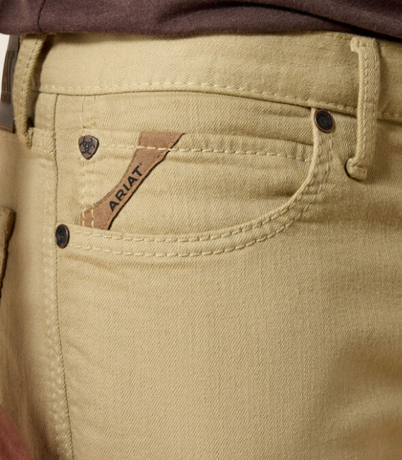 Men's Ariat M7 Grizzly Straight Jean (Dark Khaki)