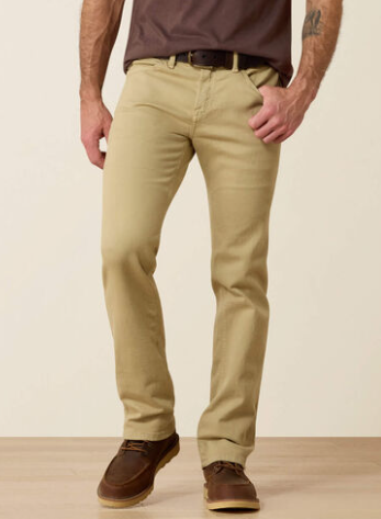 Men's Ariat M7 Grizzly Straight Jean (Dark Khaki)