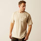Men's Ariat Rebar Workman Brickyard T-Shirt (Island Fossil)