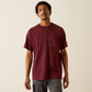 Men's Ariat Rebar Heat Fighter Wired T-Shirt (Malbec)