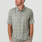 Men's Burlebo Performance Polo (Flying Ducks Green)